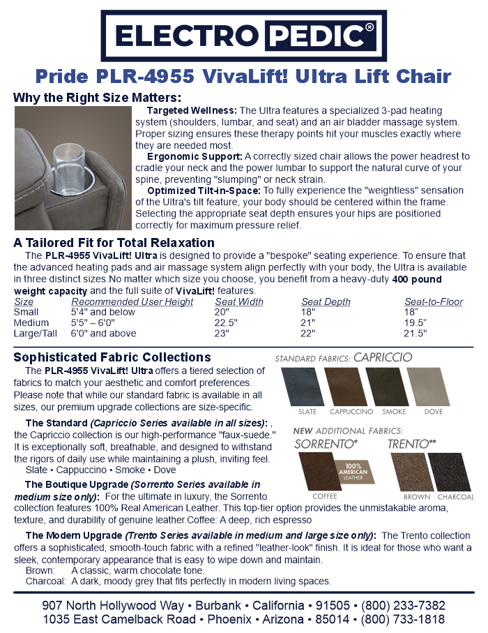 You should rent a VivaLift! Ultra lift chair from Electropedic • Pride PLR-4955 Ultra lift chair